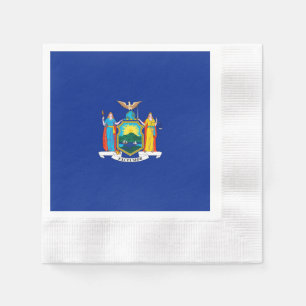 Serviette En Papier Conception de drapeau de l'état de New-York
