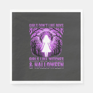 Serviette En Papier Conception de Halloween pour filles comme des sorc