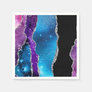 Serviette En Papier Conception de la série Galaxie Agate 7