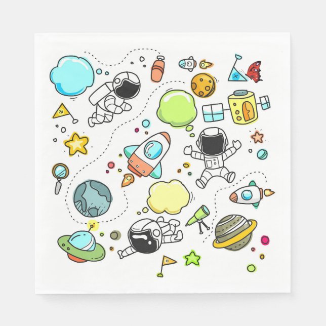 Serviette En Papier Conception de l'espace déjeuner Papier Naples (Devant)