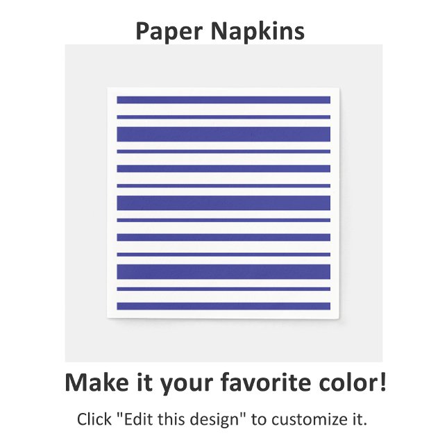 Serviette En Papier Conception de motif rayé (Créateur téléchargé)
