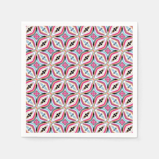 Serviette En Papier Conception de motif unique (Devant)