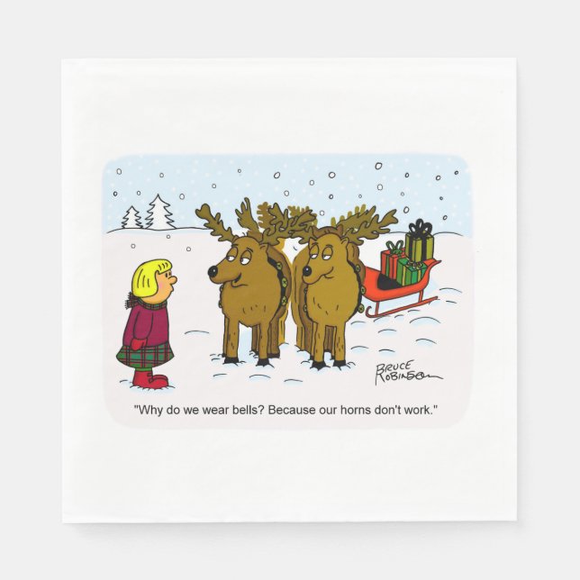 Serviette En Papier Conception de Noël 12 (Devant)