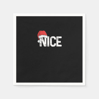 Serviette En Papier Conception de Noël drôle de correspondance méchant