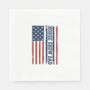 Serviette En Papier Conception de T-shirt vintage avec drapeau américa