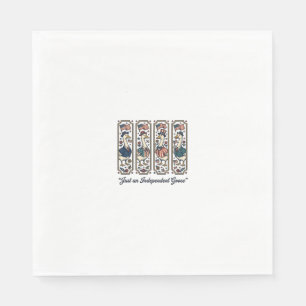 Serviette En Papier Conception de T-Shirt vintage patriotique d'oie in