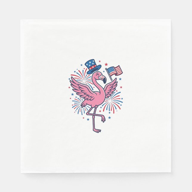 Serviette En Papier Conception de vecteur de feux d'artifice de flaman (Devant)