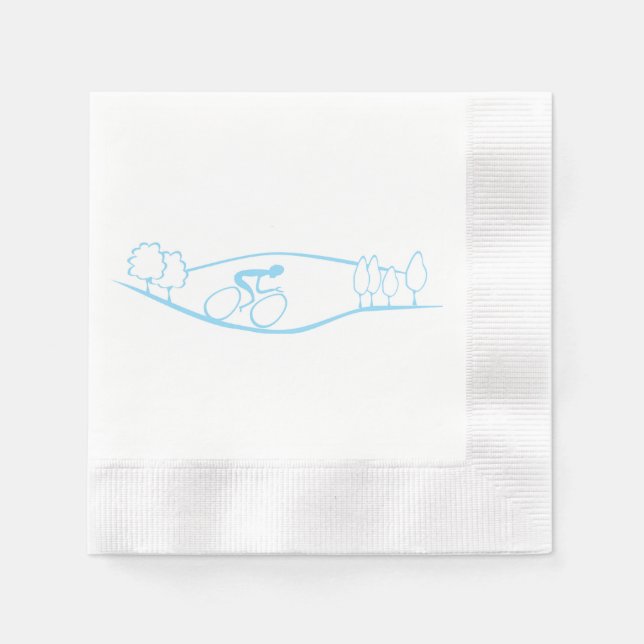 Serviette En Papier Conception de vélo Napkin (Devant)