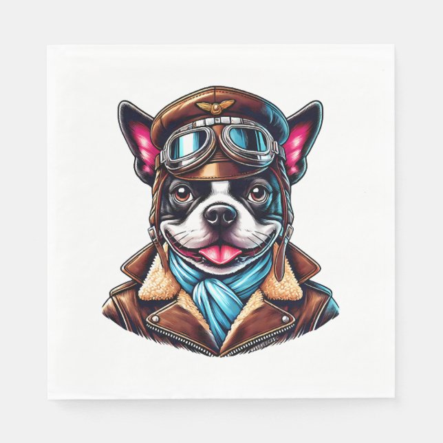 Serviette En Papier Conception du pilote Bostie (Devant)