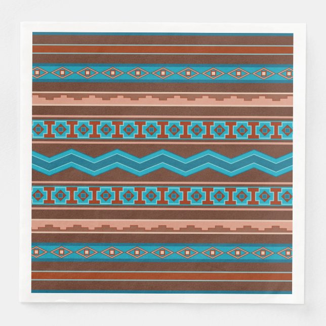 Serviette En Papier Conception géométrique de Cameron Gorge de style s (Devant)