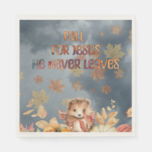 Serviette En Papier Conception Tombez Amoureux de Jésus Il ne Quitte J