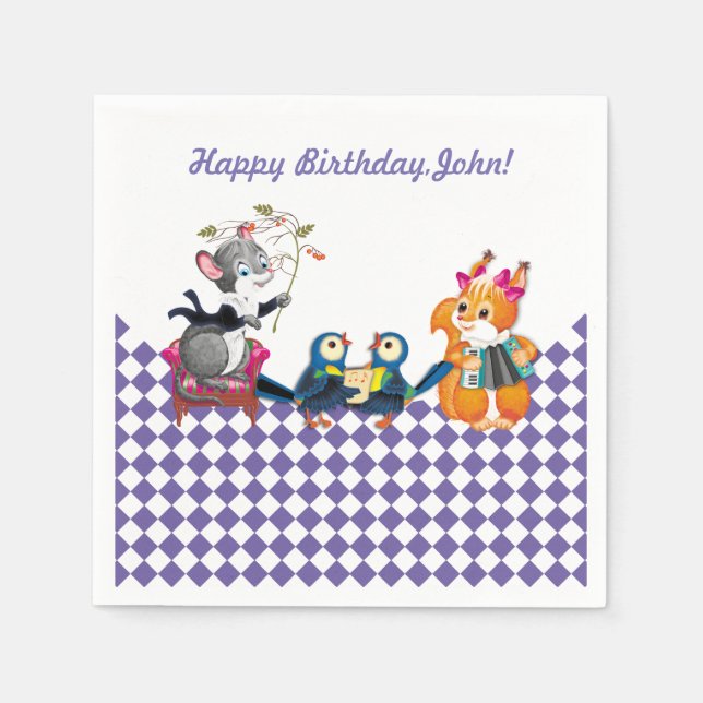 Serviette En Papier concert (Devant)