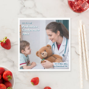 Serviette En Papier Conférence Médicale sur la pédiatrie