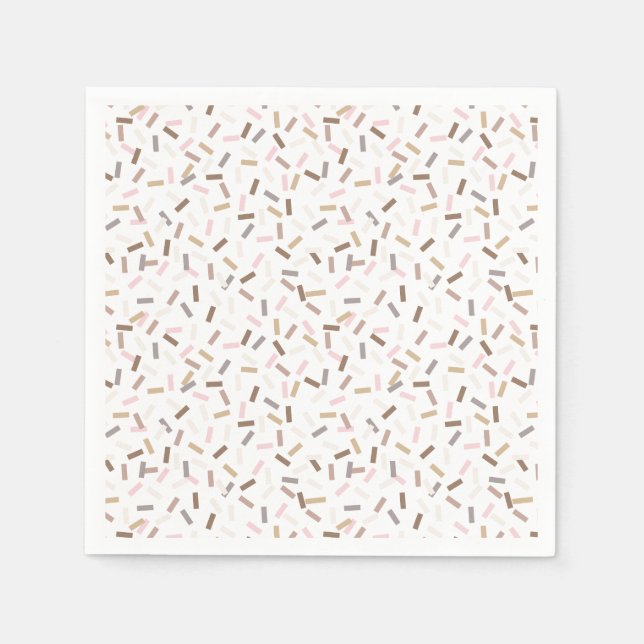 Serviette En Papier Confetti Chic (Sprinkles) (Devant)