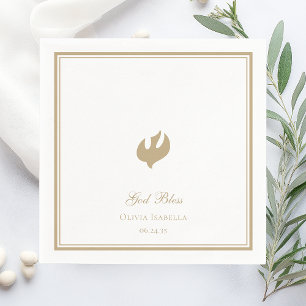 Serviette En Papier Confirmation de la fille Dieu béni