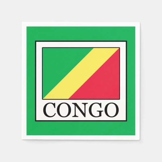 Serviette En Papier Congo (Devant)
