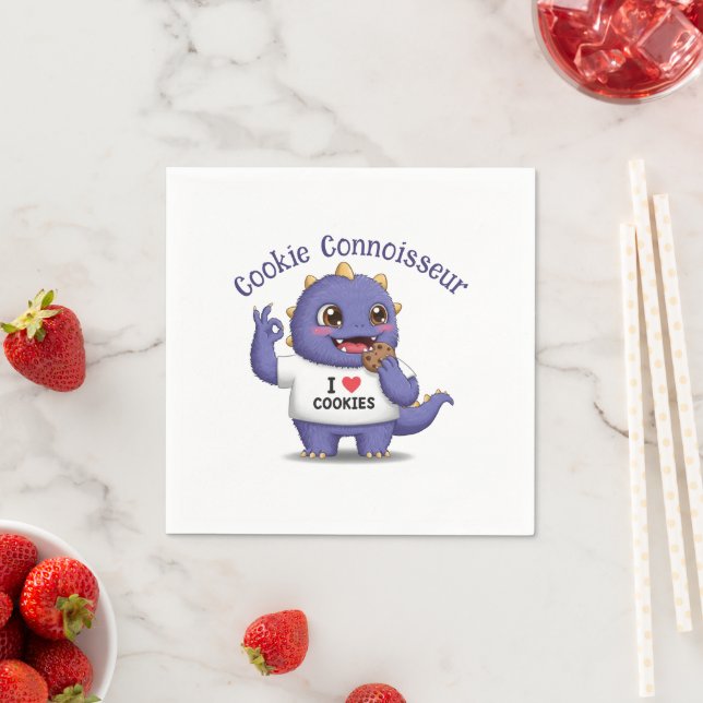 Serviette En Papier Connoisseur de biscuits (En situation)