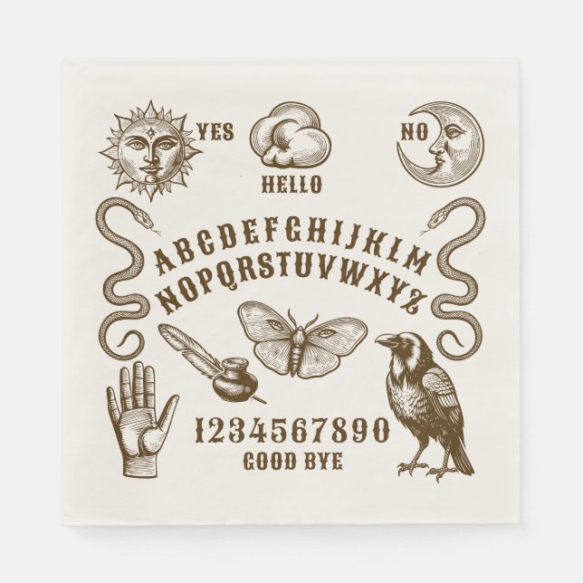 Serviette En Papier Conseil de discussion Communication de l'esprit (Devant)