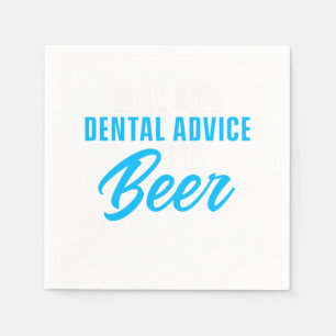 Serviette En Papier Conseil Dentaire Pour Bière Dentiste Dentistère De