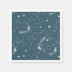 Serviette En Papier Constellation céleste - Nuit étoilée (2)
