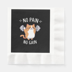 Serviette En Papier Construisons du Muscle ! Salle de Sport !