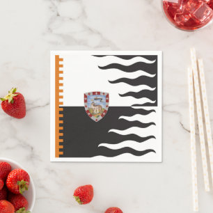 Serviette En Papier Contrada della Lupa (She-Wolf) Palio di Siena