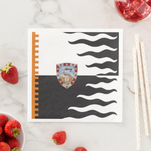 Serviette En Papier Contrada della Lupa (She-Wolf) Palio di Siena