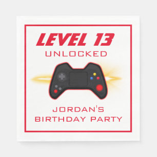 Serviette En Papier Contrôleur Red du jeu vidéo