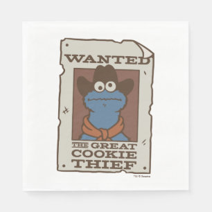 Serviette En Papier Cookie Monster Poster Recherché