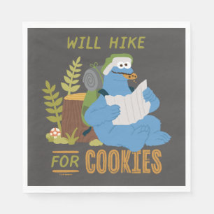 Serviette En Papier Cookie Monster Randonnée Pour Les Cookies
