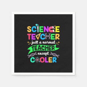 Serviette En Papier Cool enseignant en sciences