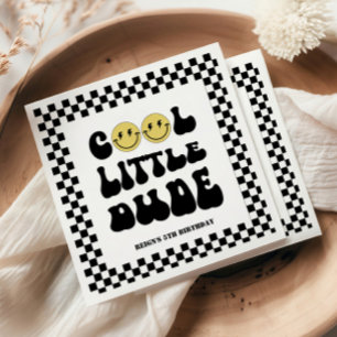 Serviette En Papier Cool Little Dude   Boys Rad Kids 5e anniversaire