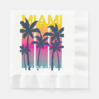 Cool Miami Florida Graphic Design Tee - shirts, I 
