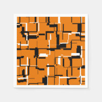 COOL orange noir blanc