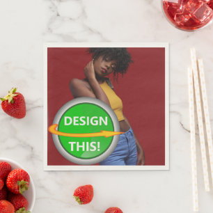 Serviette En Papier COOL ! Papier Luncheon Napkins -3 plis- 50 pack Ec