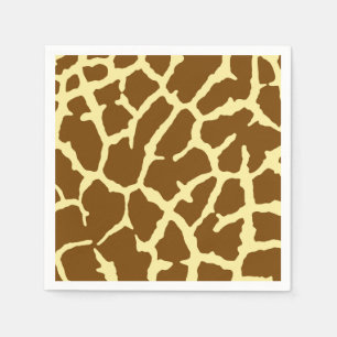 Serviette En Papier Copie de girafe