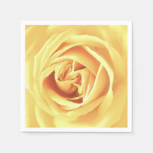 Serviette En Papier Copie de rose jaune
