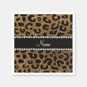Serviette En Papier Copie nommée faite sur commande de guépard de