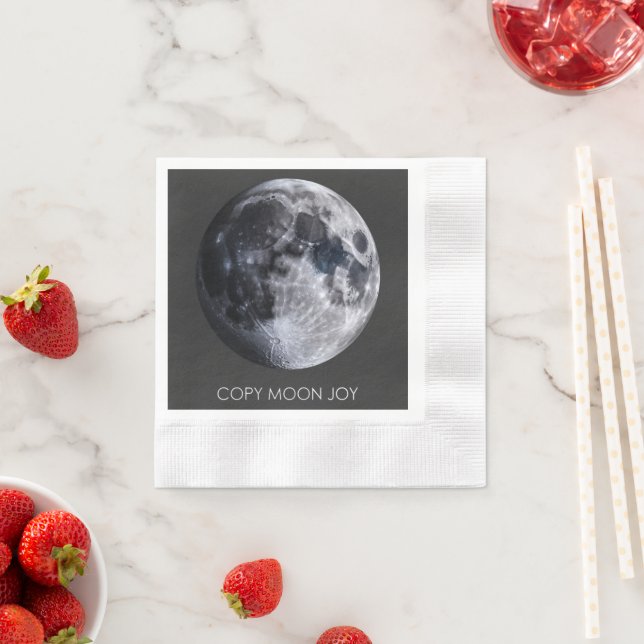 Serviette En Papier Copier Moon Joy (En situation)