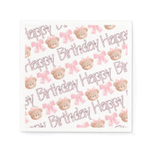 Coquette rose ours et rubans