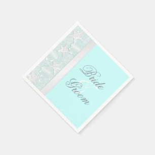 Serviette En Papier Coquillages de mariage de plage et serviettes de p