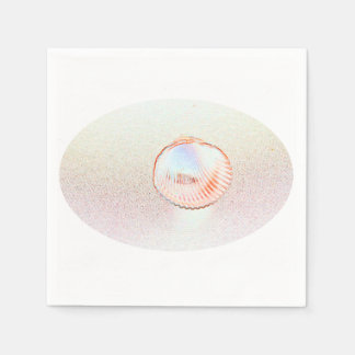 Serviette En Papier coquille de coquille renverser plan