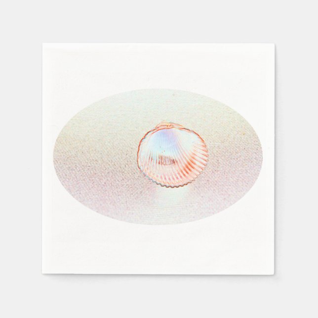 Serviette En Papier coquille de coquille renverser plan (Devant)