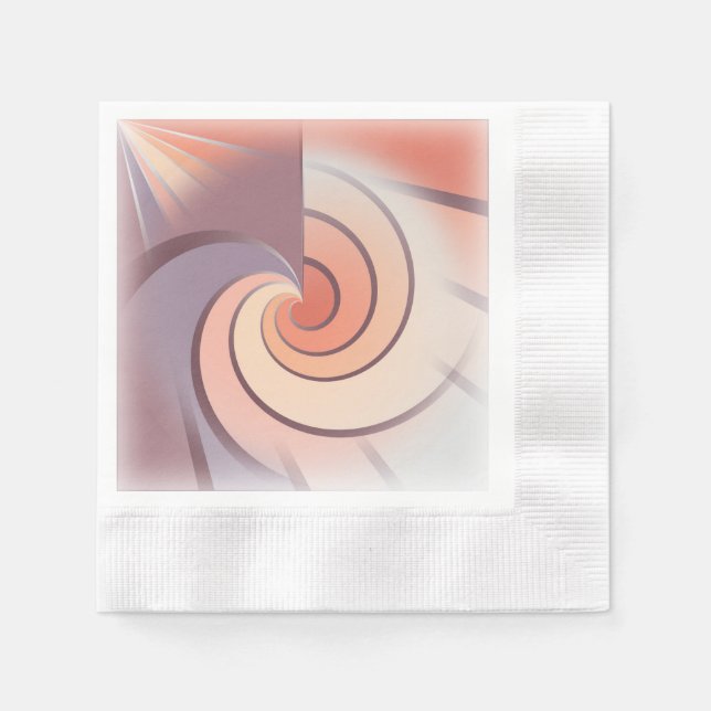 Serviette En Papier Coquille de foulard (Devant)