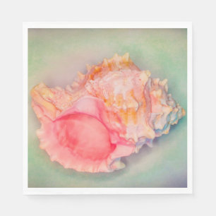 Serviette En Papier Coquille tropicale