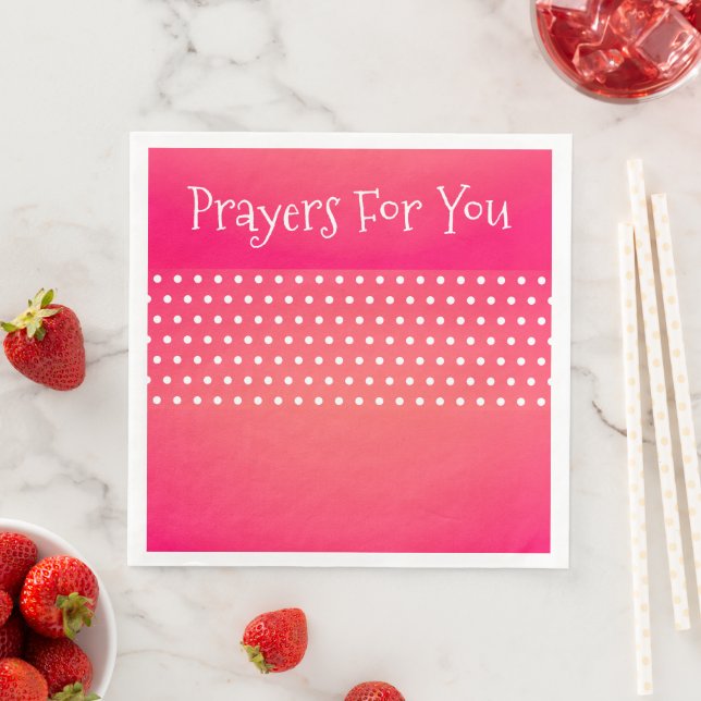Serviette En Papier Corail et roses (En situation)