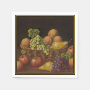Serviette En Papier Corbeille de fruits