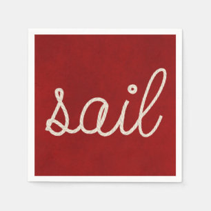 Serviette En Papier Corde nautique pour voile