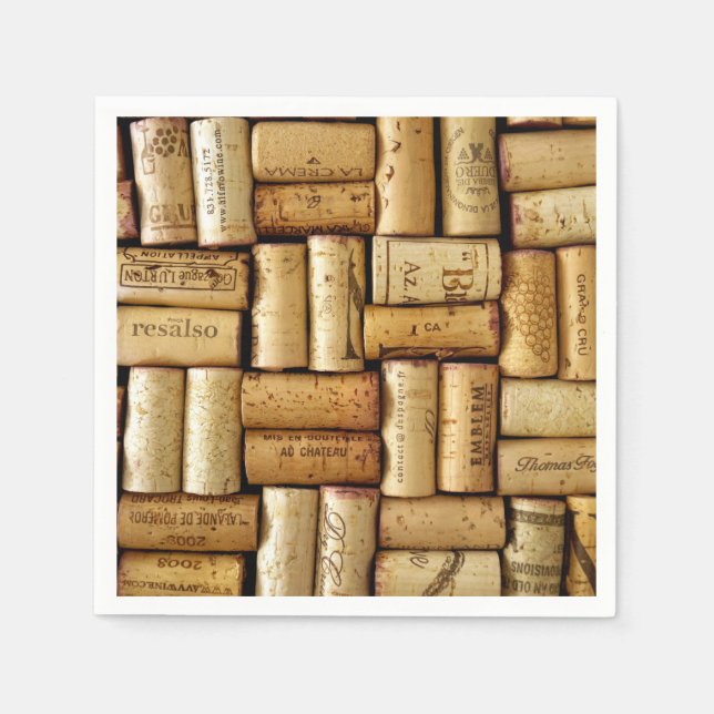 Serviette En Papier Cork napkin (Devant)