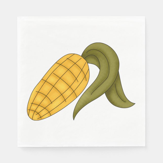 Serviette En Papier Corn Cob (Devant)